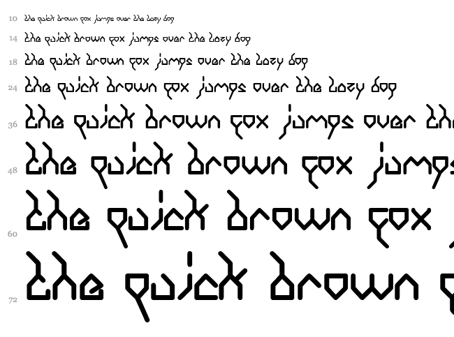 house builder font waterfall